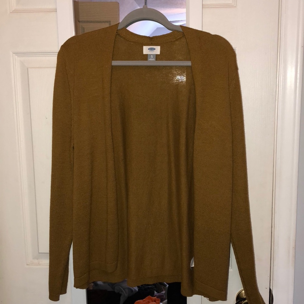 NWT Brown/gold Old Navy cardigan🍂